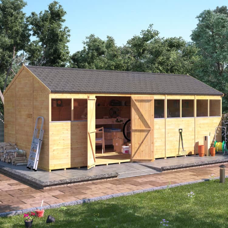 Garden Buildings Direct BillyOh Expert Tongue and Groove Reverse Apex Workshop