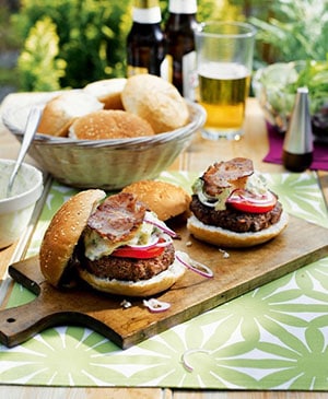 Bacon burger with Avocado Mayo recipe